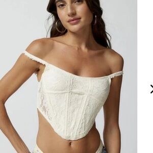 Urban outfitters Lacey corset top size large